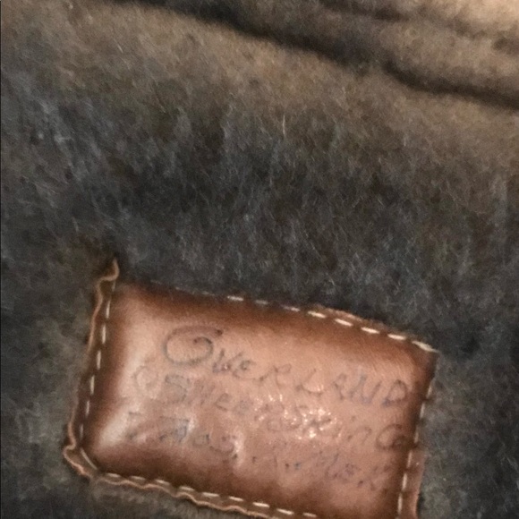 Vintage OVERLAND Brown Rancher Shearling Sheepskin Coat, Sz M / L, USA Taos - Picture 3 of 4